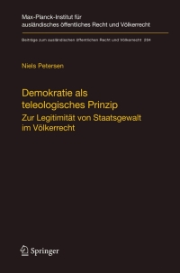 Imagen de portada: Demokratie als teleologisches Prinzip 9783540921738