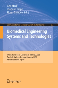 Titelbild: Biomedical Engineering Systems and Technologies 1st edition 9783540922186