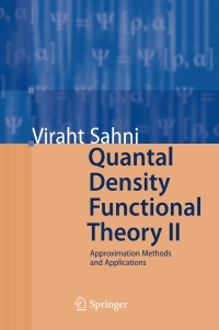 Omslagafbeelding: Quantal Density Functional Theory II 9783540922285