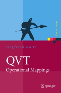 Cover image: QVT - Operational Mappings 9783540922926