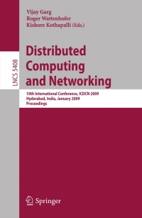 Cover image: Distributed Computing and Networking 1st edition 9783540922940