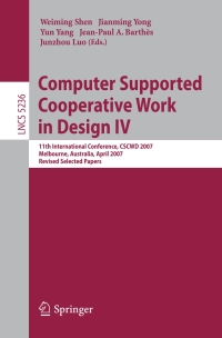 Cover image: Computer Supported Cooperative Work in Design IV 1st edition 9783540927181