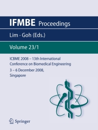 Imagen de portada: 13th International Conference on Biomedical Engineering 1st edition 9783540928409