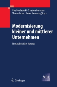 صورة الغلاف: Modernisierung kleiner und mittlerer Unternehmen 1st edition 9783540929260