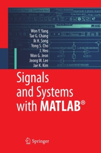 Titelbild: Signals and Systems with MATLAB 9783540929536
