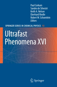 Imagen de portada: Ultrafast Phenomena XVI 9783540959458