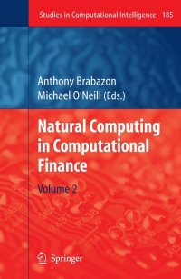 Imagen de portada: Natural Computing in Computational Finance 1st edition 9783540959731