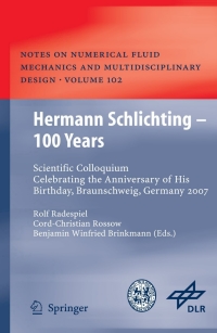 Cover image: Hermann Schlichting – 100 Years 1st edition 9783540959977