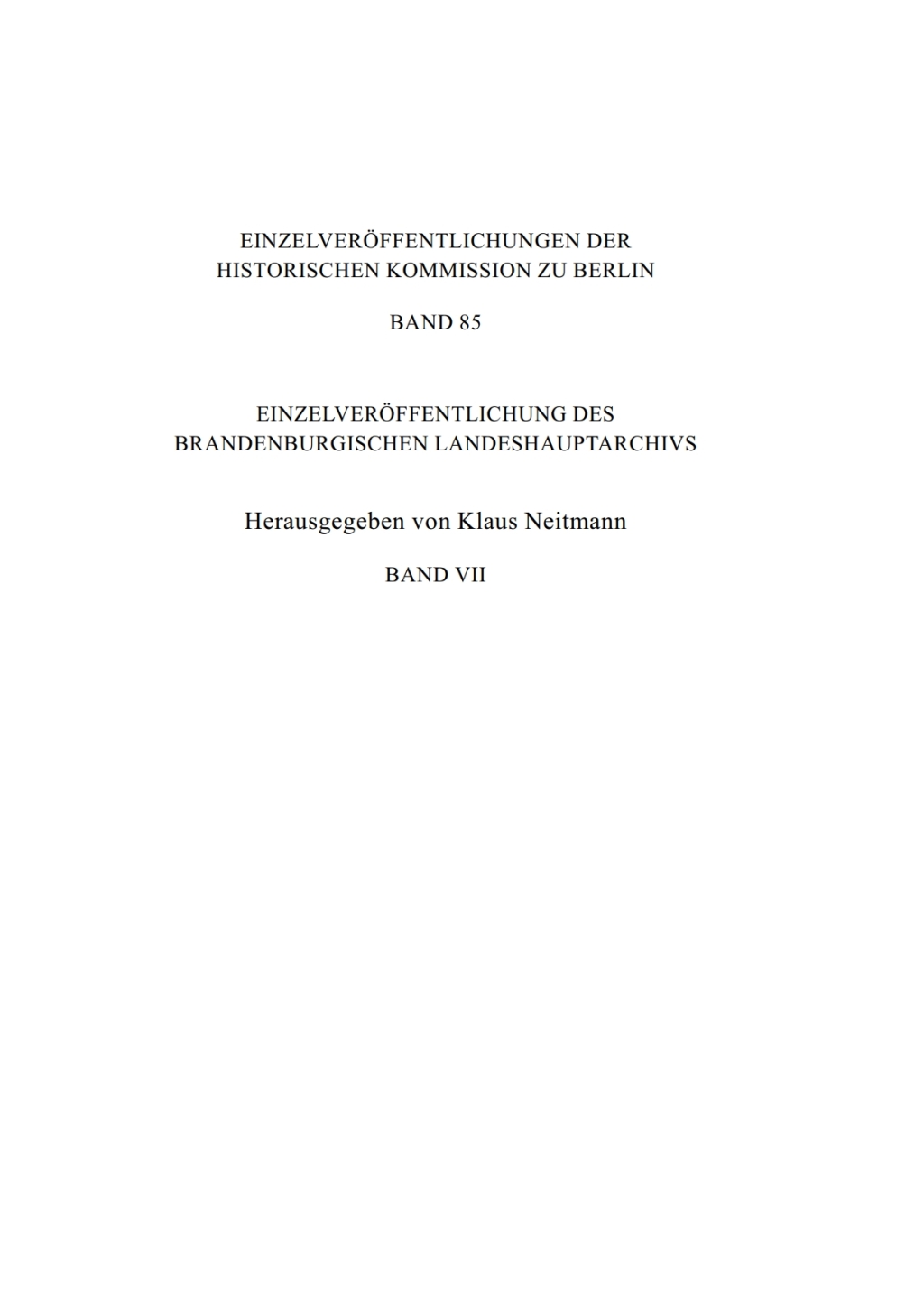 Biographisches Handbuch der preußischen Verwaltungs- und Justizbeamten 1740-1806/15 1st Edition