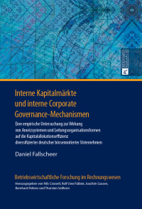 Omslagafbeelding: Interne Kapitalmaerkte und interne Corporate Governance-Mechanismen 1st edition 9783631669471
