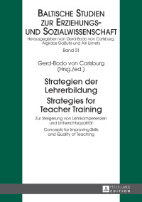 Immagine di copertina: Strategien der Lehrerbildung / Strategies for Teacher Training 1st edition 9783631673942