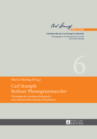 Cover image: Carl Stumpfs Berliner Phonogrammarchiv 1st edition 9783631669037