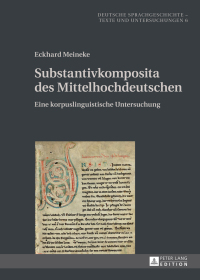 Cover image: Substantivkomposita des Mittelhochdeutschen 1st edition 9783631676615