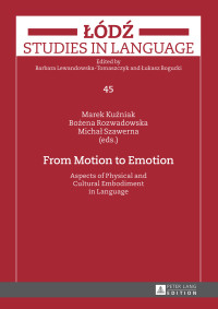 صورة الغلاف: From Motion to Emotion 1st edition 9783631659427