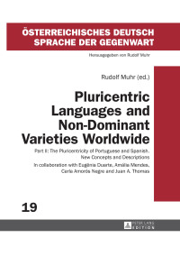 Omslagafbeelding: Pluricentric Languages and Non-Dominant Varieties Worldwide 1st edition 9783631679142