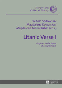 صورة الغلاف: Litanic Verse I 1st edition 9783631663509