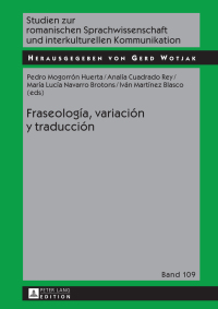 表紙画像: Fraseología, variación y traducción 1st edition 9783631676509