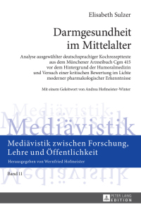 Cover image: Darmgesundheit im Mittelalter 1st edition 9783631674970