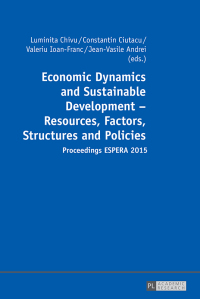 صورة الغلاف: Economic Dynamics and Sustainable Development – Resources, Factors, Structures and Policies 1st edition 9783631787403