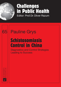 Cover image: Schistosomiasis Control in China 1st edition 9783631667323