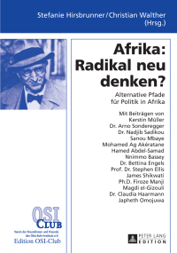 Imagen de portada: Afrika: Radikal neu denken? 1st edition 9783631676639