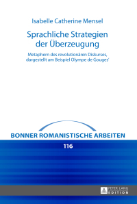 Cover image: Sprachliche Strategien der Ueberzeugung 1st edition 9783631672181
