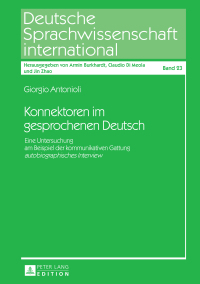 Cover image: Konnektoren im gesprochenen Deutsch 1st edition 9783631678473