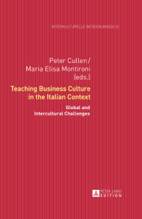 Cover image: Teaching Business Culture in the Italian Context 1st edition 9783631676998