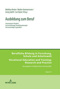 Imagen de portada: Ausbildung zum Beruf 1st edition 9783631673690