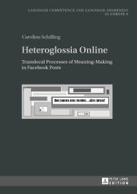 Cover image: Heteroglossia Online 1st edition 9783631680940