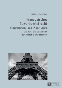 Imagen de portada: Franzoesisches Gewerbemietrecht 1st edition 9783631678633