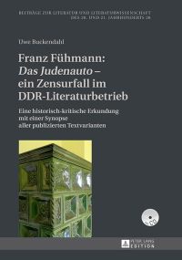 Imagen de portada: Franz Fuehmann: «Das Judenauto» – ein Zensurfall im DDR-Literaturbetrieb 1st edition 9783631661246