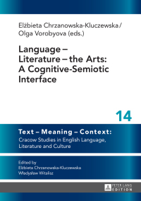 Cover image: Language − Literature − the Arts: A Cognitive-Semiotic Interface 1st edition 9783631660867