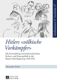 Cover image: Hitlers «voelkische Vorkaempfer» 1st edition 9783631678497