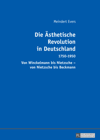 Cover image: Die Aesthetische Revolution in Deutschland 1st edition 9783631672570