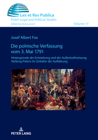 Cover image: Die polnische Verfassung vom 3. Mai 1791 1st edition 9783631678459