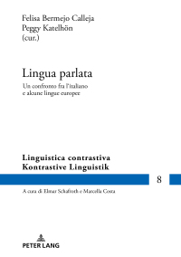 Imagen de portada: Lingua parlata 1st edition 9783631663387