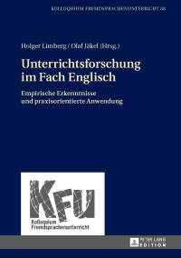 Imagen de portada: Unterrichtsforschung im Fach Englisch 1st edition 9783631667118