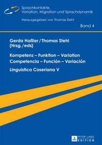 Titelbild: Kompetenz – Funktion – Variation / Competencia – Función – Variación 1st edition 9783631671306