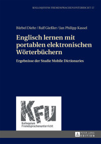 Imagen de portada: Englisch lernen mit portablen elektronischen Woerterbuechern 1st edition 9783631677049