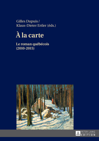 Cover image: À la carte 1st edition 9783631678879