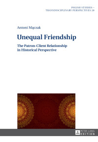 Cover image: Unequal Friendship 1st edition 9783631626689