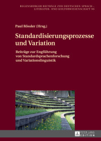 Cover image: Standardisierungsprozesse und Variation 1st edition 9783631710944