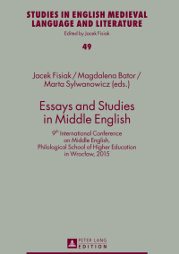 صورة الغلاف: Essays and Studies in Middle English 1st edition 9783631715390