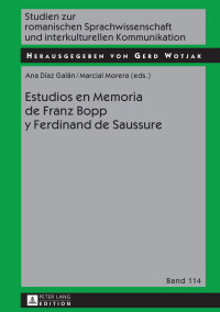 Cover image: Estudios en Memoria de Franz Bopp y Ferdinand de Saussure 1st edition 9783631716021