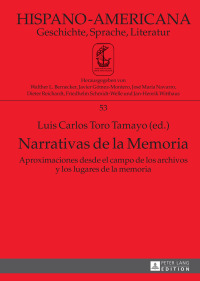 Cover image: Narrativas de la Memoria 1st edition 9783631716458