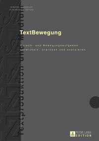 Titelbild: TextBewegung 1st edition 9783631716816