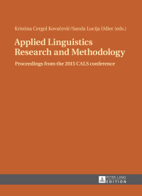 Imagen de portada: Applied Linguistics Research and Methodology 1st edition 9783631717233