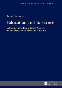 صورة الغلاف: Education and Tolerance 1st edition 9783631718643