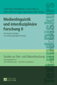 Imagen de portada: Medienlinguistik und interdisziplinaere Forschung II 1st edition 9783631718995